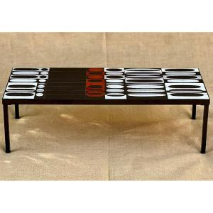 Table basse de Roger Capron modèle Galilée
