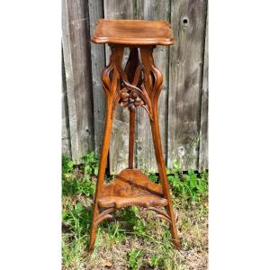 Large Art Nouveau Swivel Chair