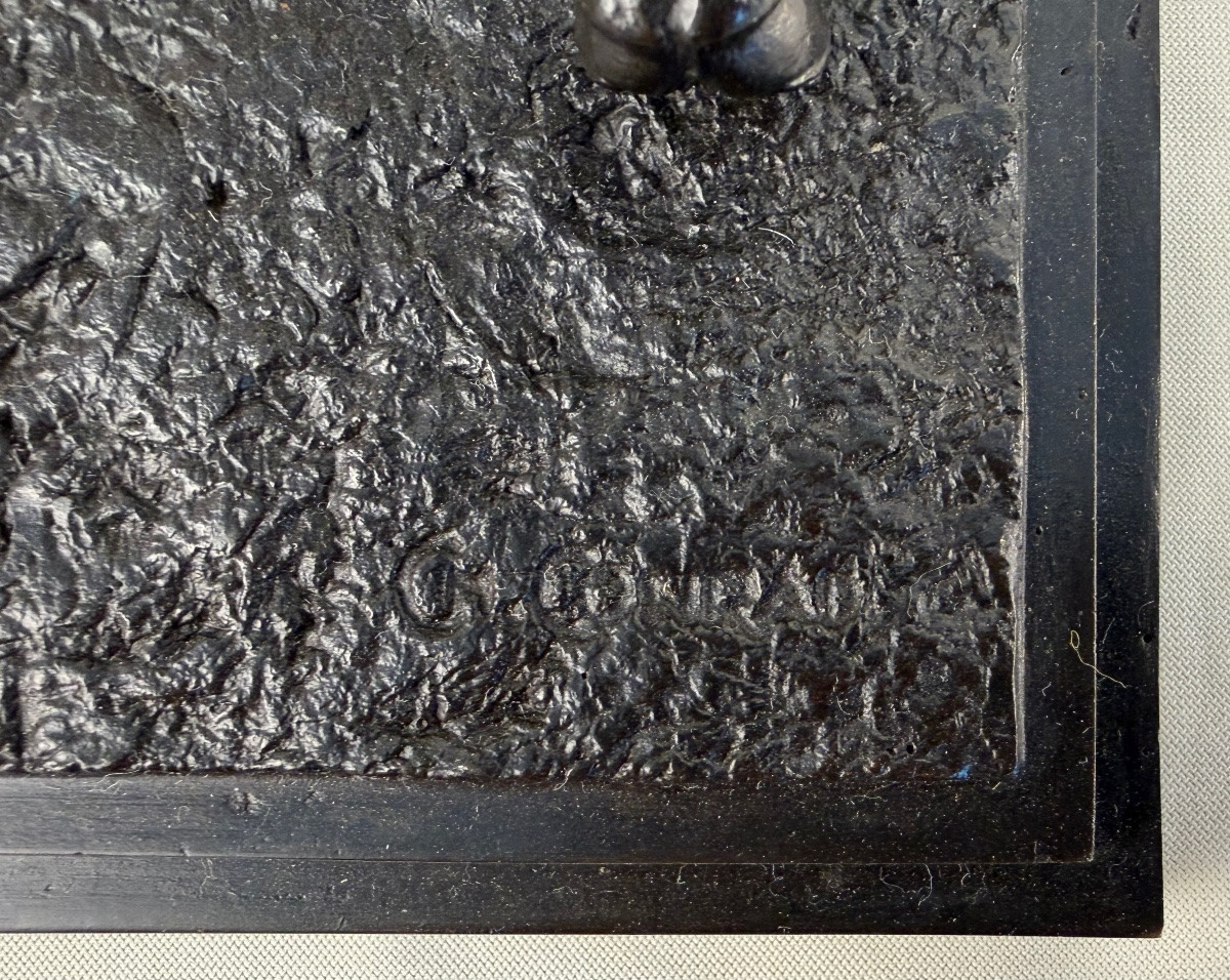 Bronze Conrad Return From The Hunt: Huntsman, Horse And 2 Dogs -photo-2