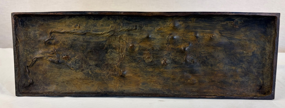 Bronze Conrad Return From The Hunt: Huntsman, Horse And 2 Dogs -photo-4