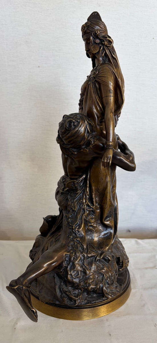 Bronze Rivière Théodore Carthage Femme Homme Salammbo chez Matho -photo-2