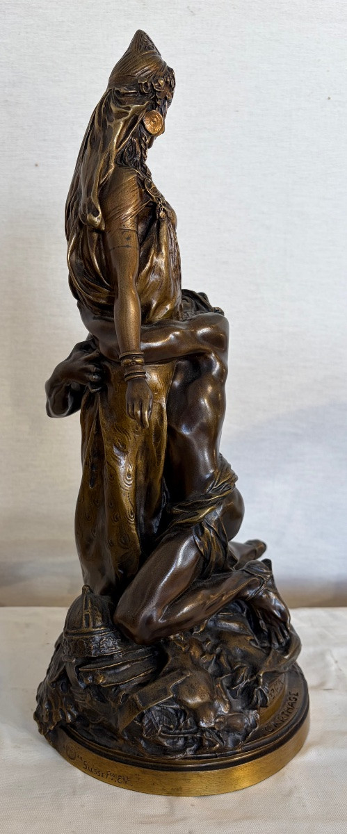 Bronze Rivière Théodore Carthage Femme Homme Salammbo chez Matho -photo-4