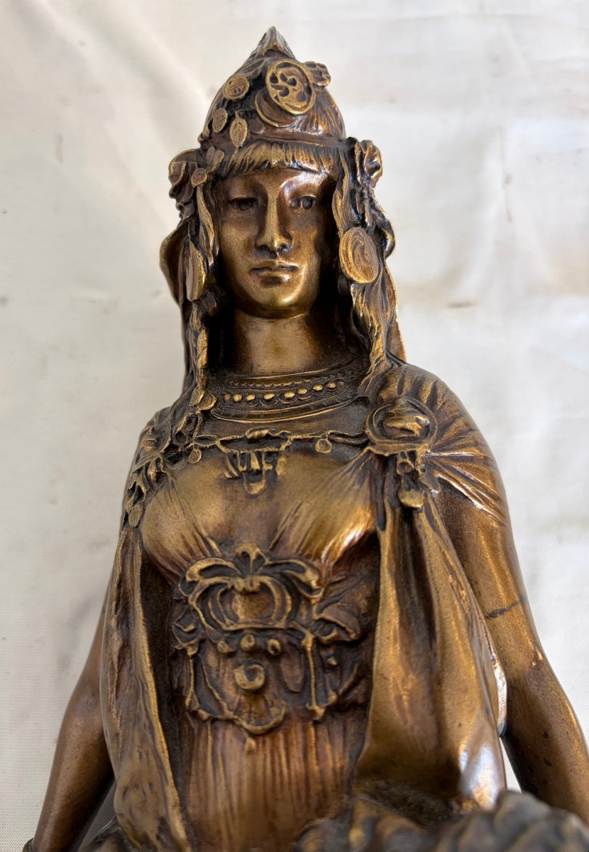 Bronze Rivière Théodore Carthage Femme Homme Salammbo chez Matho -photo-4