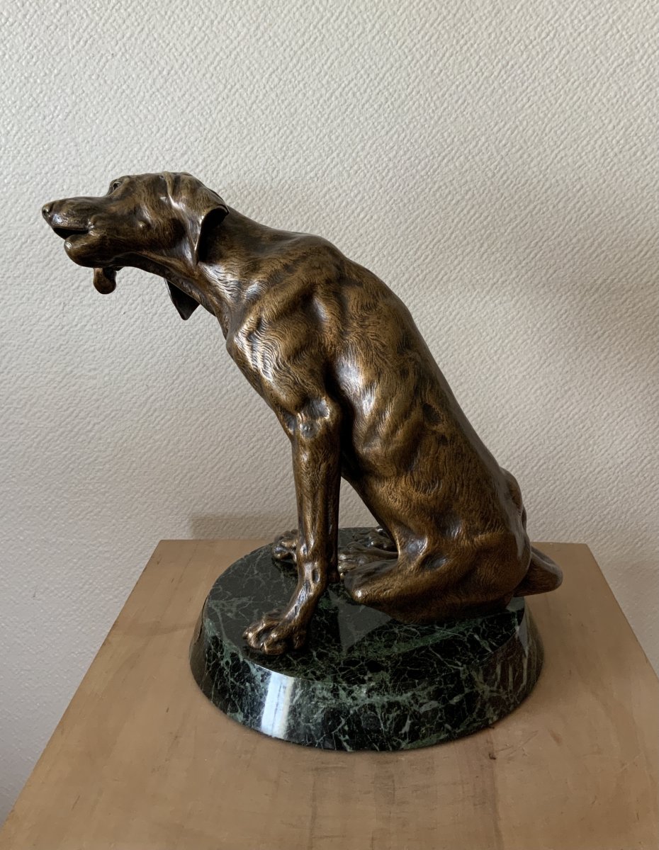 Bronze Chien Chasse -photo-3