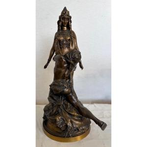 Bronze Rivière Théodore Carthage Femme Homme Salammbo chez Matho 