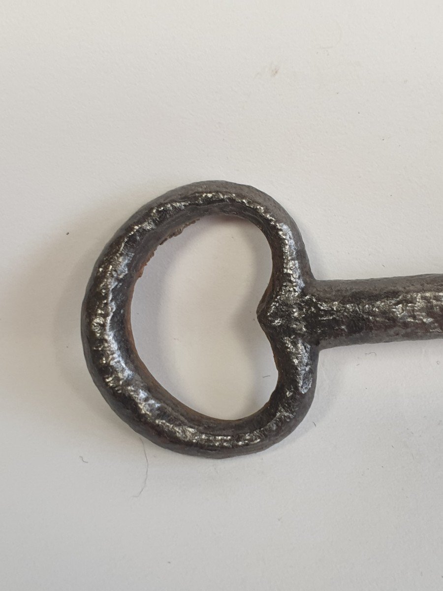 Clef Gothique XIVe siècle (anneau) 11,5cm-photo-2