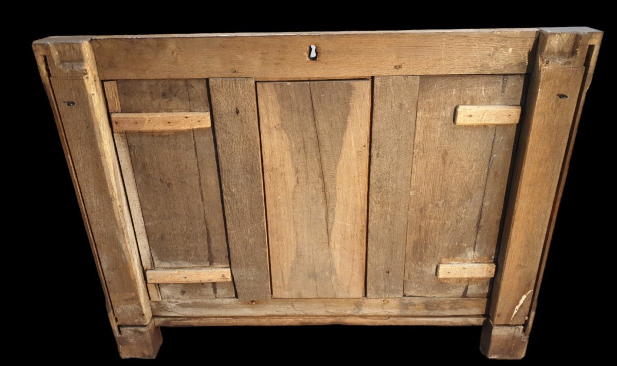 Woodwork With Three Panels With 17th Century Profiles -photo-2