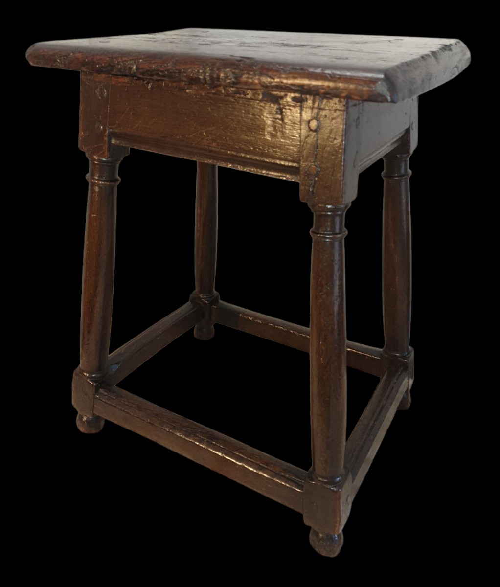Tabouret de chantre XVIIe siècle 