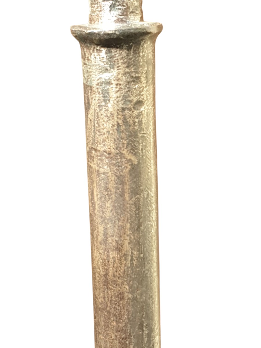 Large Wrought Iron Candle Holder, 17th Century -photo-2