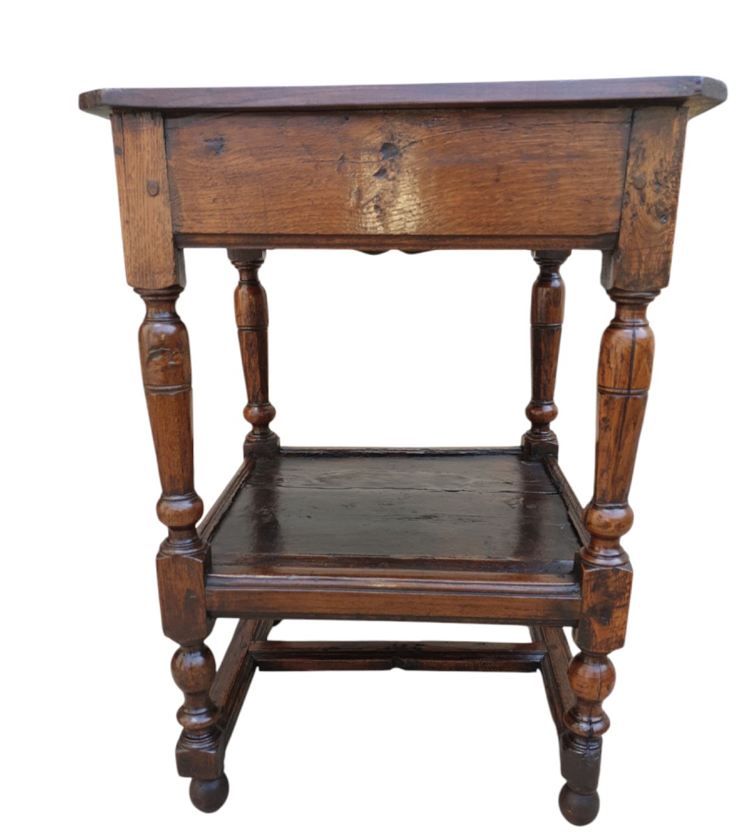 Small Table With Intermediate Top, 17th Century -photo-3