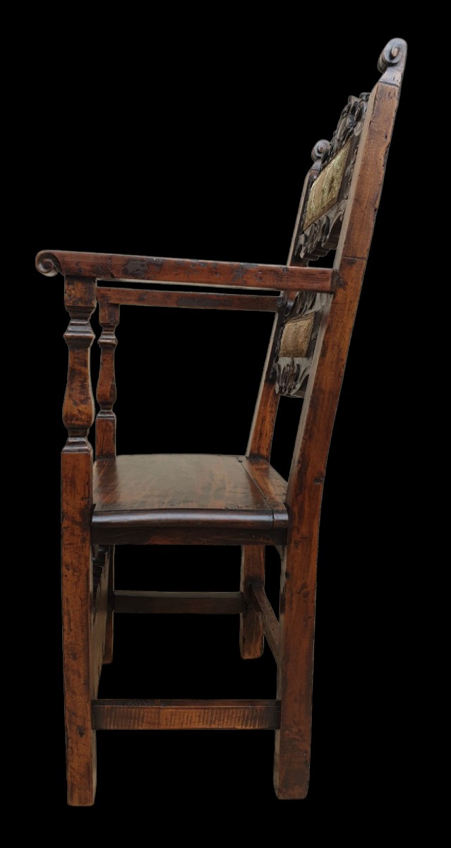 Fauteuil Italie XVIIe siècle -photo-7