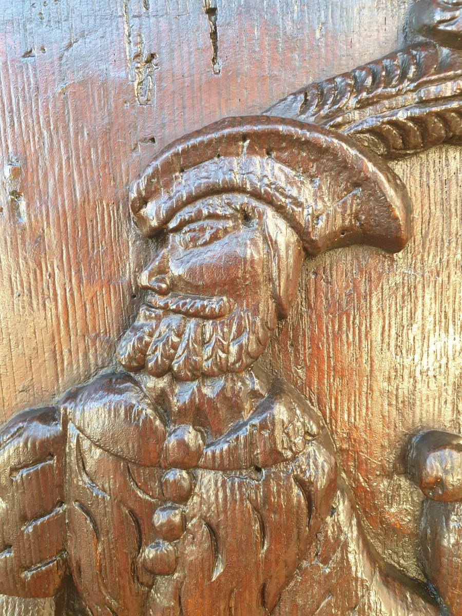 "the Falconer" Panel, 16th Century -photo-4