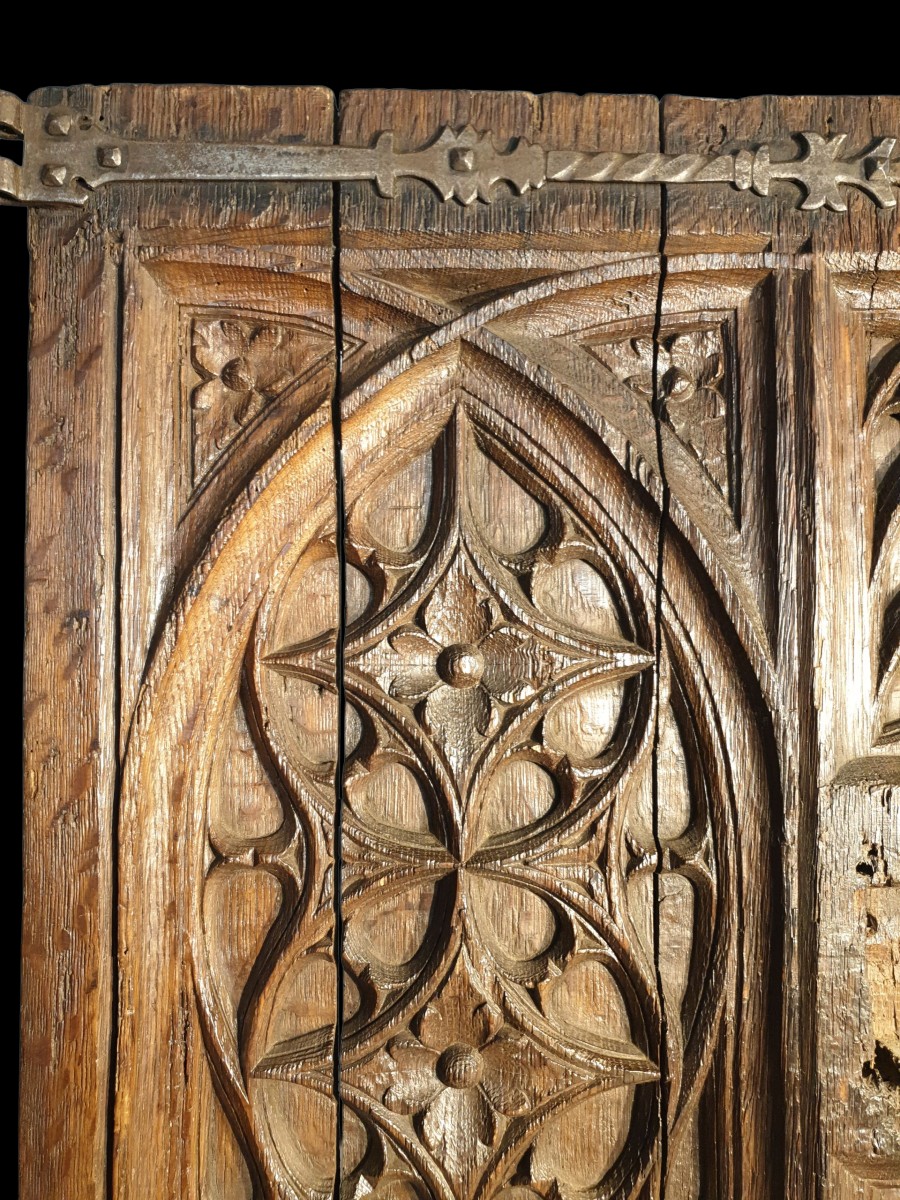 Porte de dressoir gothique vers 1500-photo-2