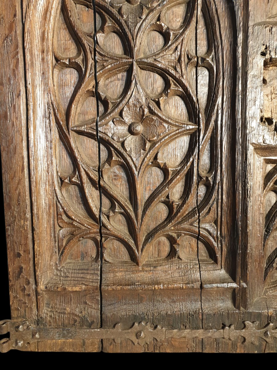 Porte de dressoir gothique vers 1500-photo-3