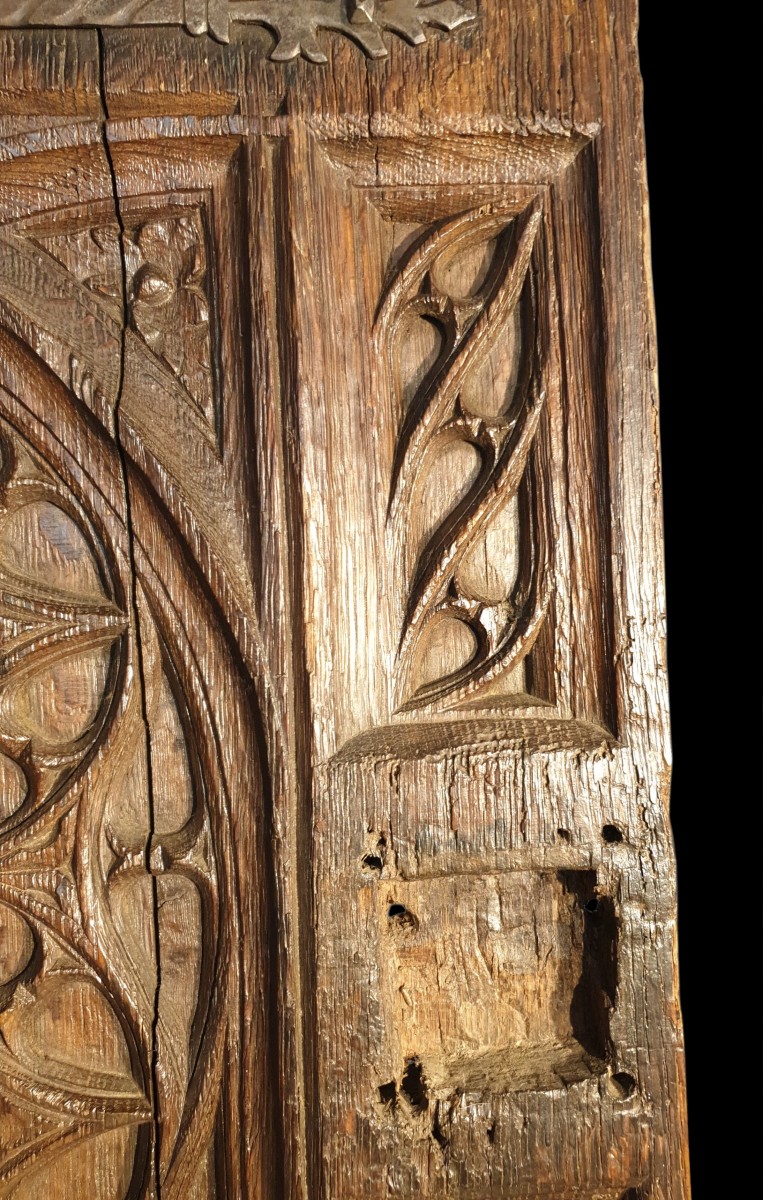Porte de dressoir gothique vers 1500-photo-4