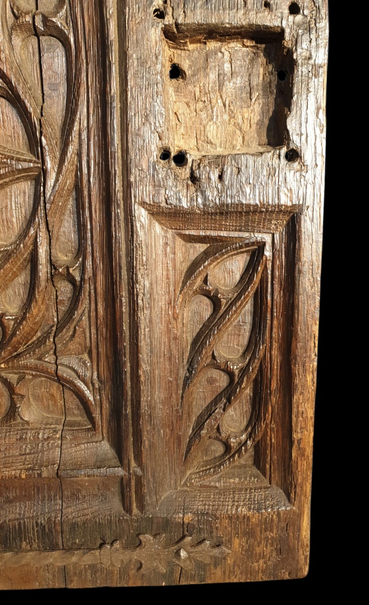 Porte de dressoir gothique vers 1500-photo-1
