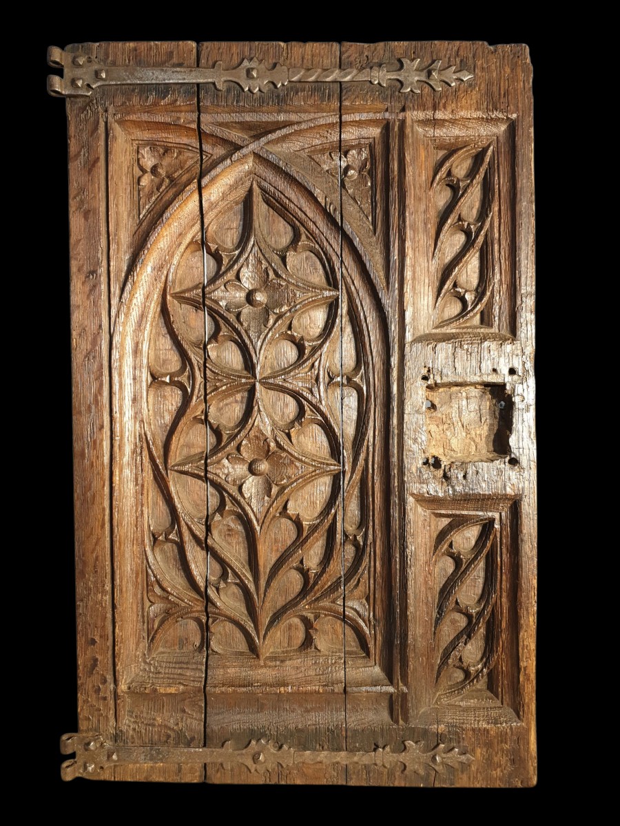 Porte de dressoir gothique vers 1500