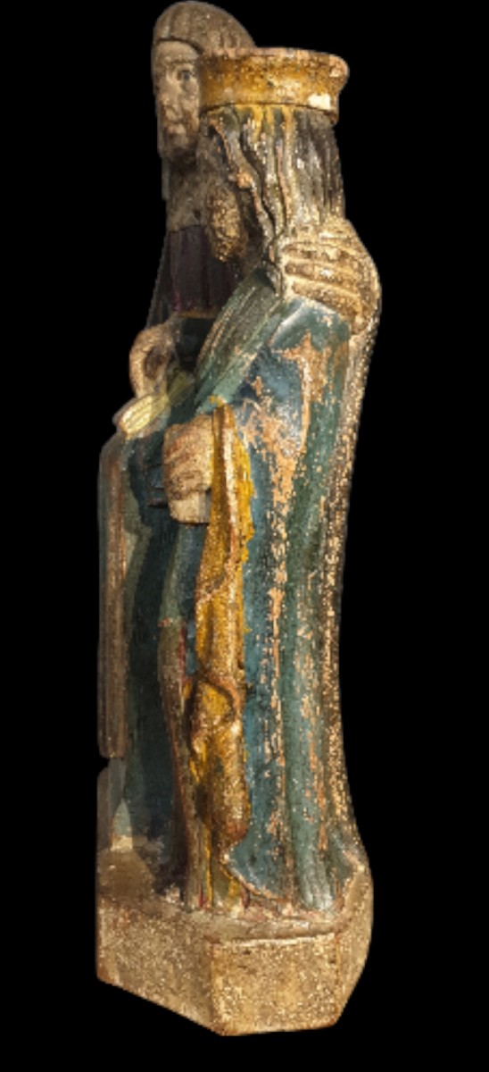 Sculpture Of Saint Anne And The Virgin Mary, Late 16th Century -photo-3