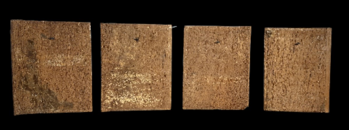 Set Of Four Napkin-folding Panels Circa 1500-photo-4