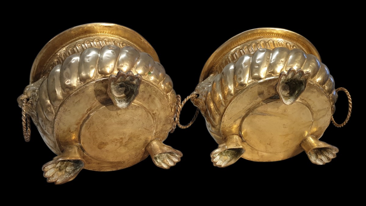 Paire de jardinieres XIXe siècle -photo-3