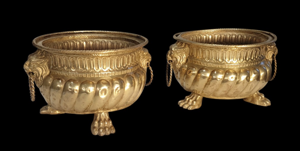 Paire de jardinieres XIXe siècle 