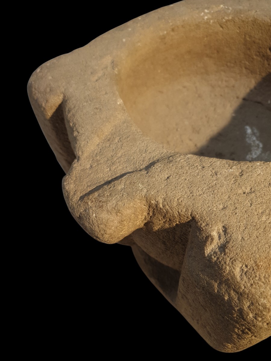 Mortier en pierre XVIe siècle -photo-1