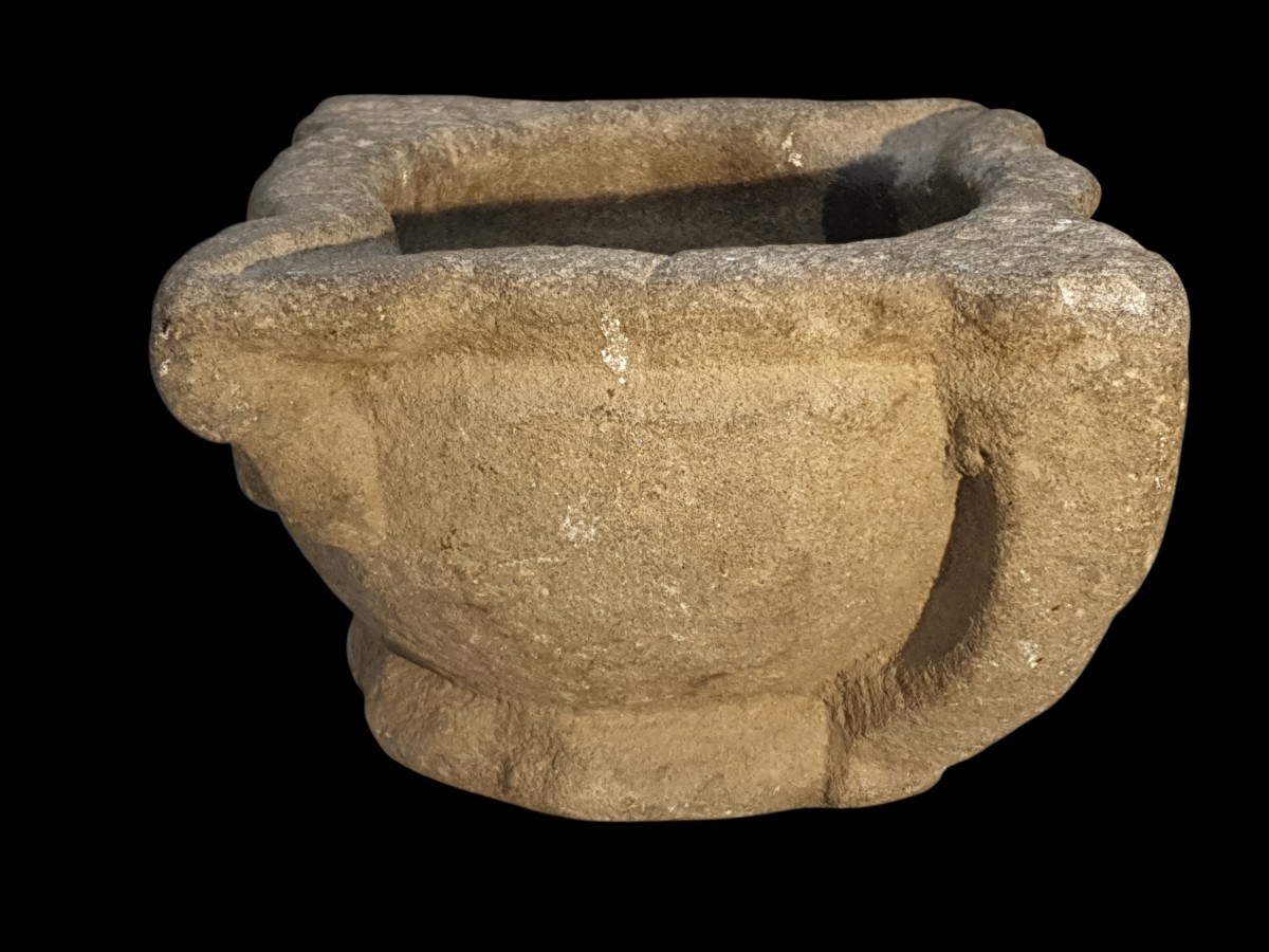 Mortier pierre XVIe / XVIIe siècle -photo-2