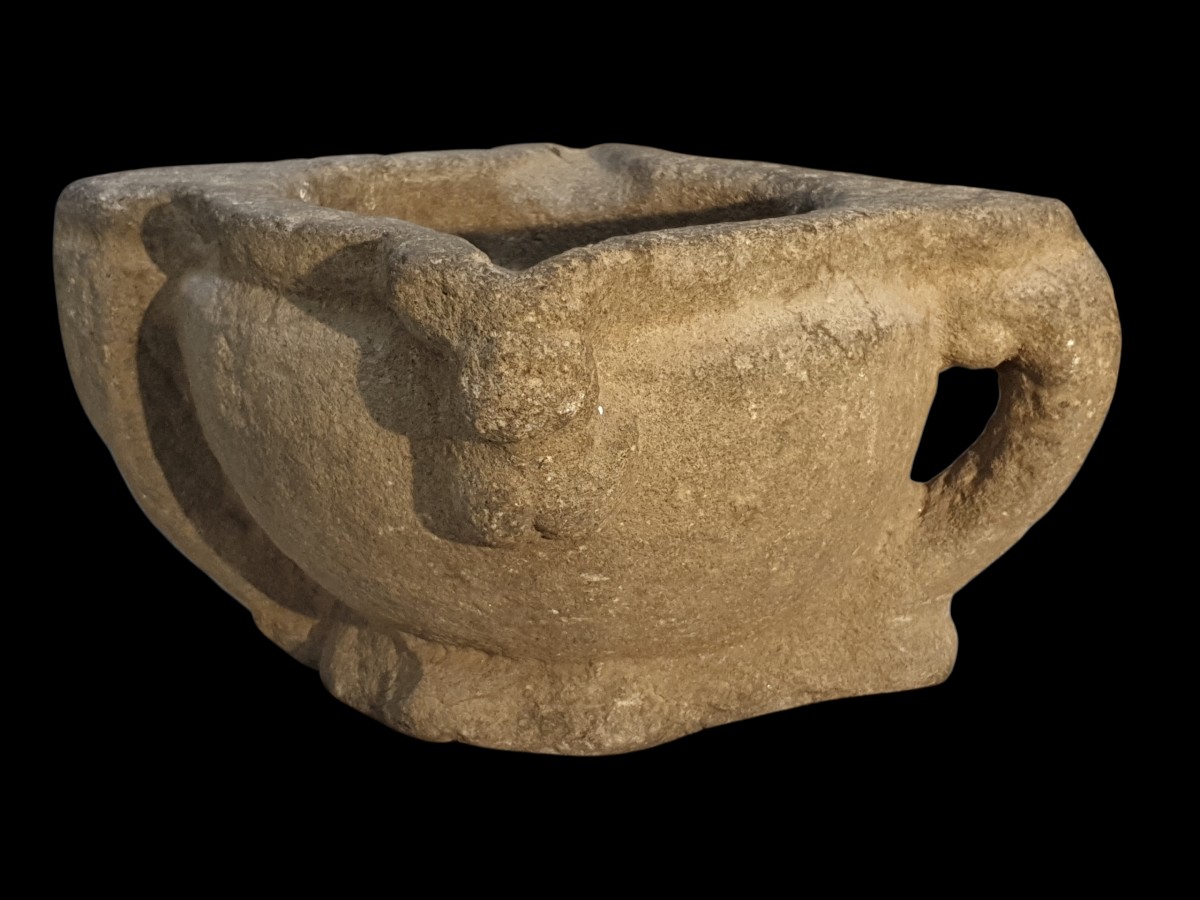 Mortier pierre XVIe / XVIIe siècle -photo-1