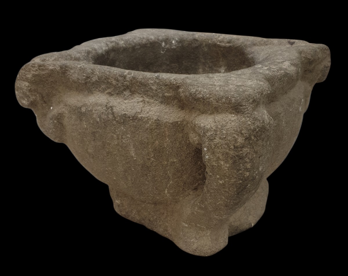 Mortier pierre XVIe / XVIIe siècle -photo-2