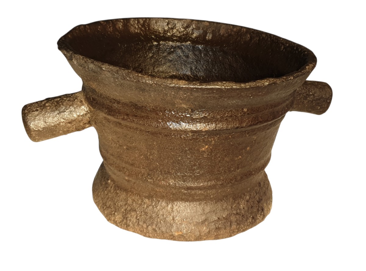 Cast Iron Mortar, 16th/17th Century -photo-2