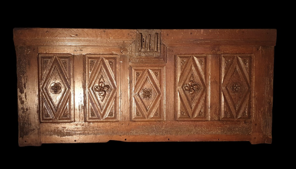 Late 16th Century Five-panel Chest Front 