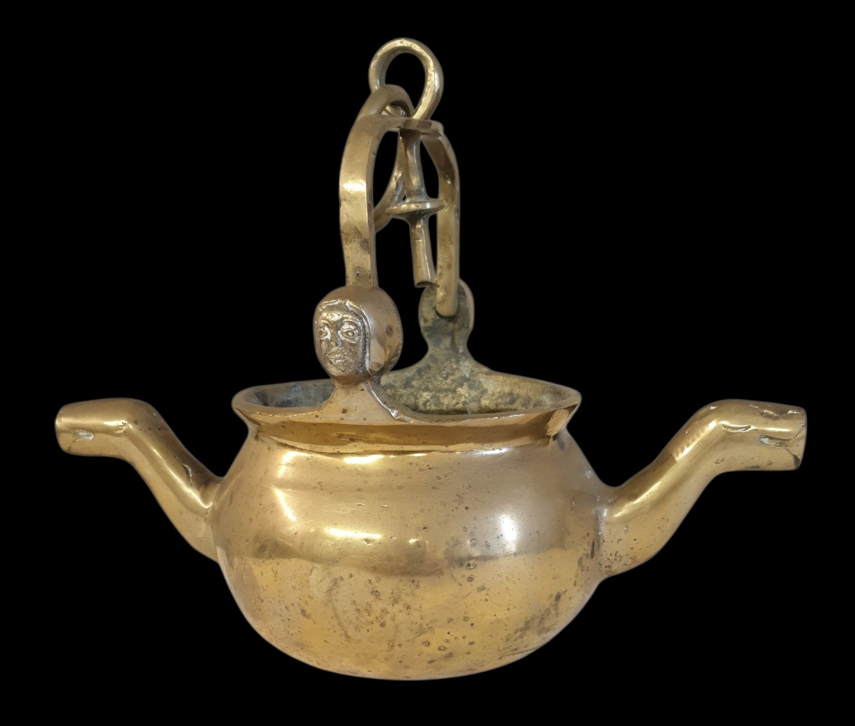 Puisette bronze vers 1600 Flandres-photo-2