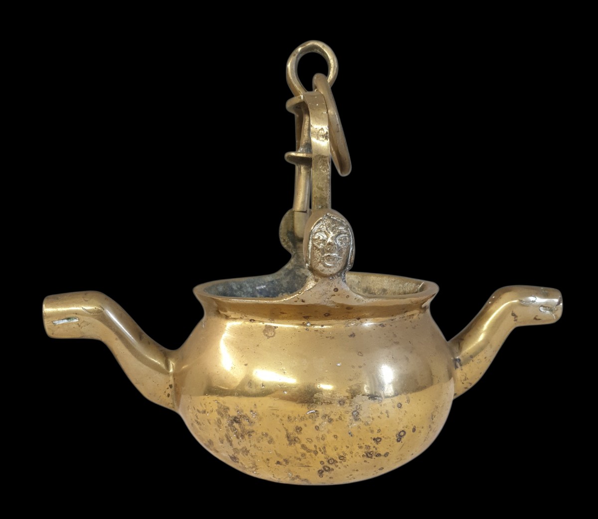 Puisette bronze vers 1600 Flandres-photo-4