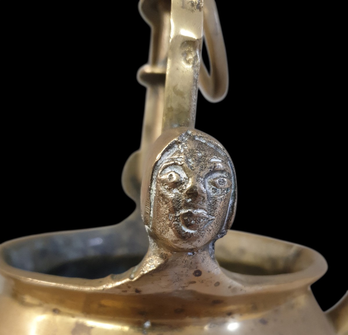 Puisette bronze vers 1600 Flandres-photo-3