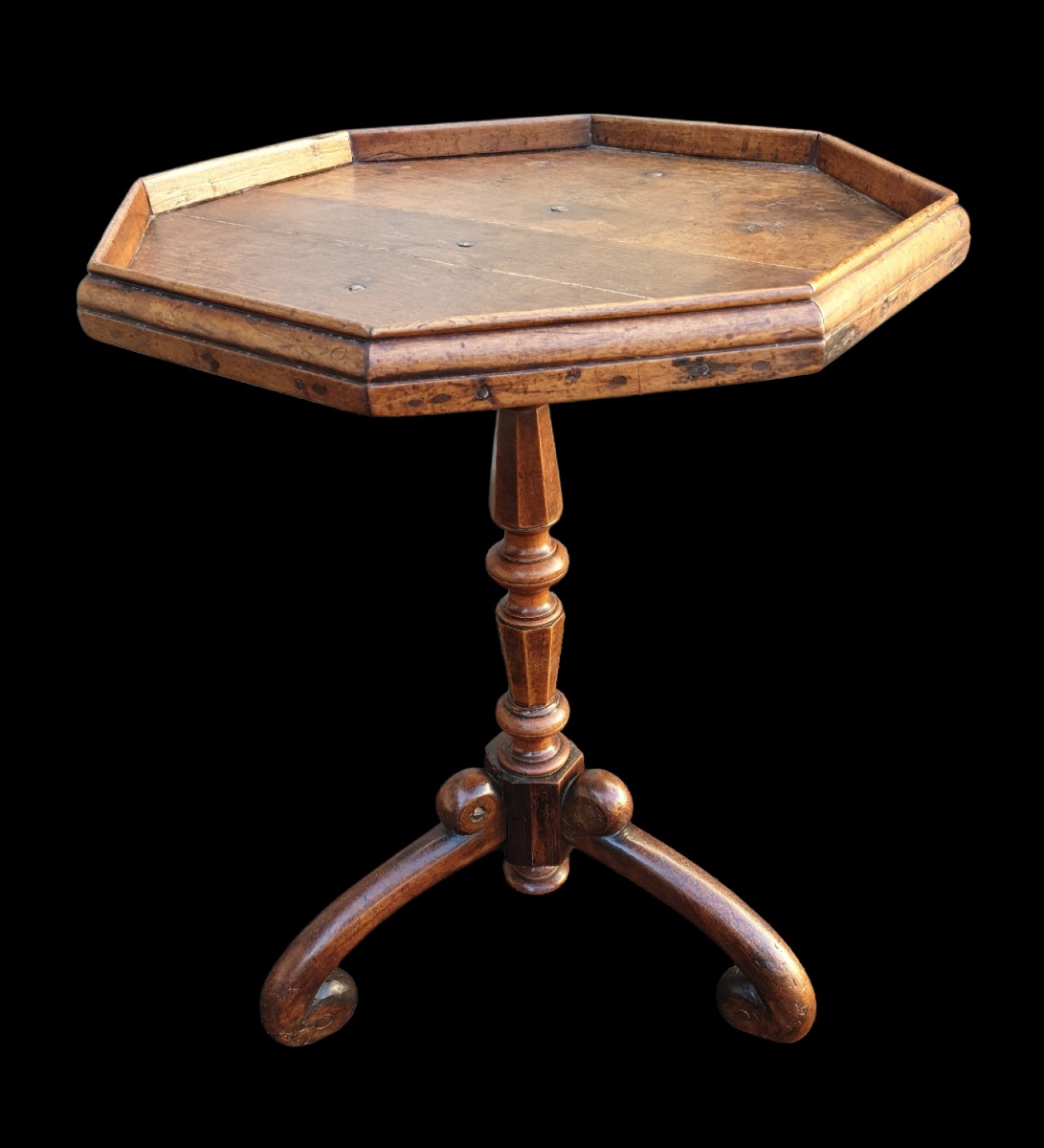 Guéridon tripode époque Louis XIV