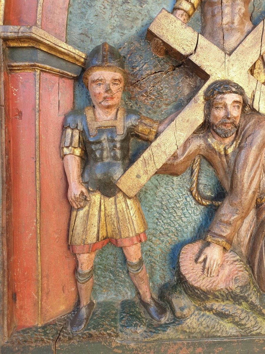 Way Of The Cross Panel 16th Century-photo-5