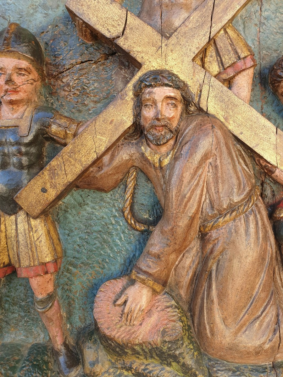 Way Of The Cross Panel 16th Century-photo-6
