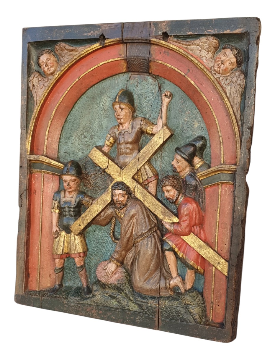 Way Of The Cross Panel 16th Century-photo-8