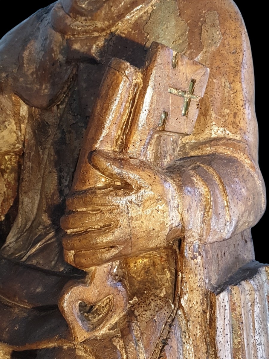 Saint Pierre en majesté Italie vers 1400-photo-3