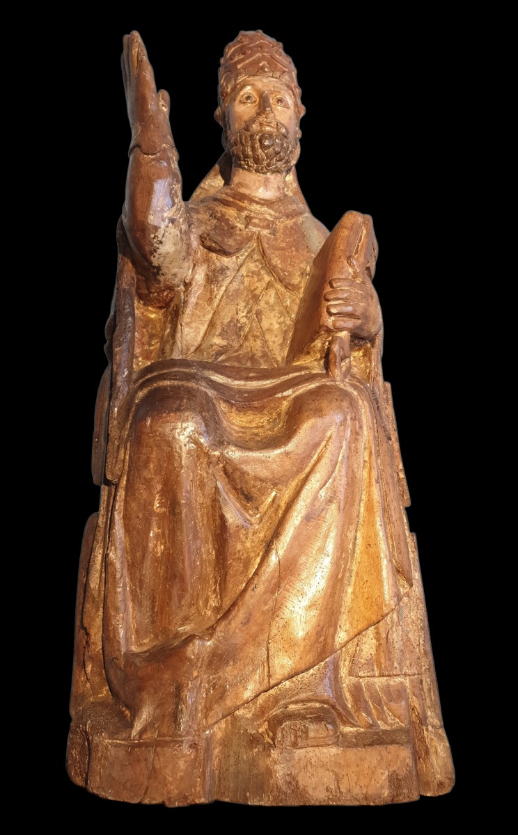 Saint Pierre en majesté Italie vers 1400-photo-6