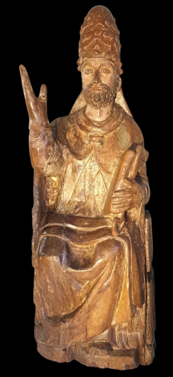 Saint Pierre en majesté Italie vers 1400-photo-8
