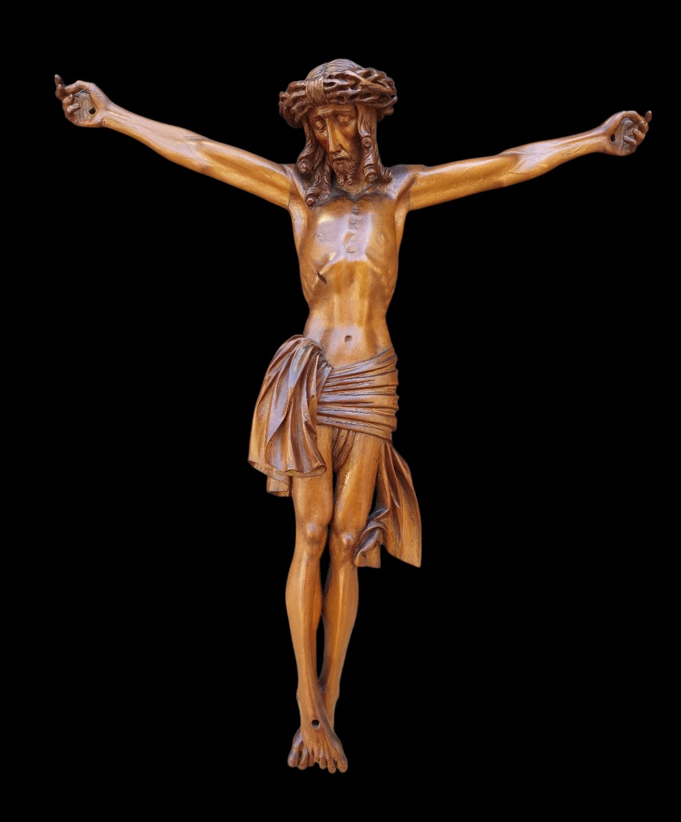 Christ Carved Wood Germany Around 1500-photo-2
