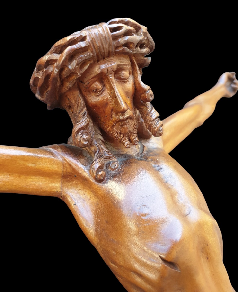 Christ Carved Wood Germany Around 1500-photo-4