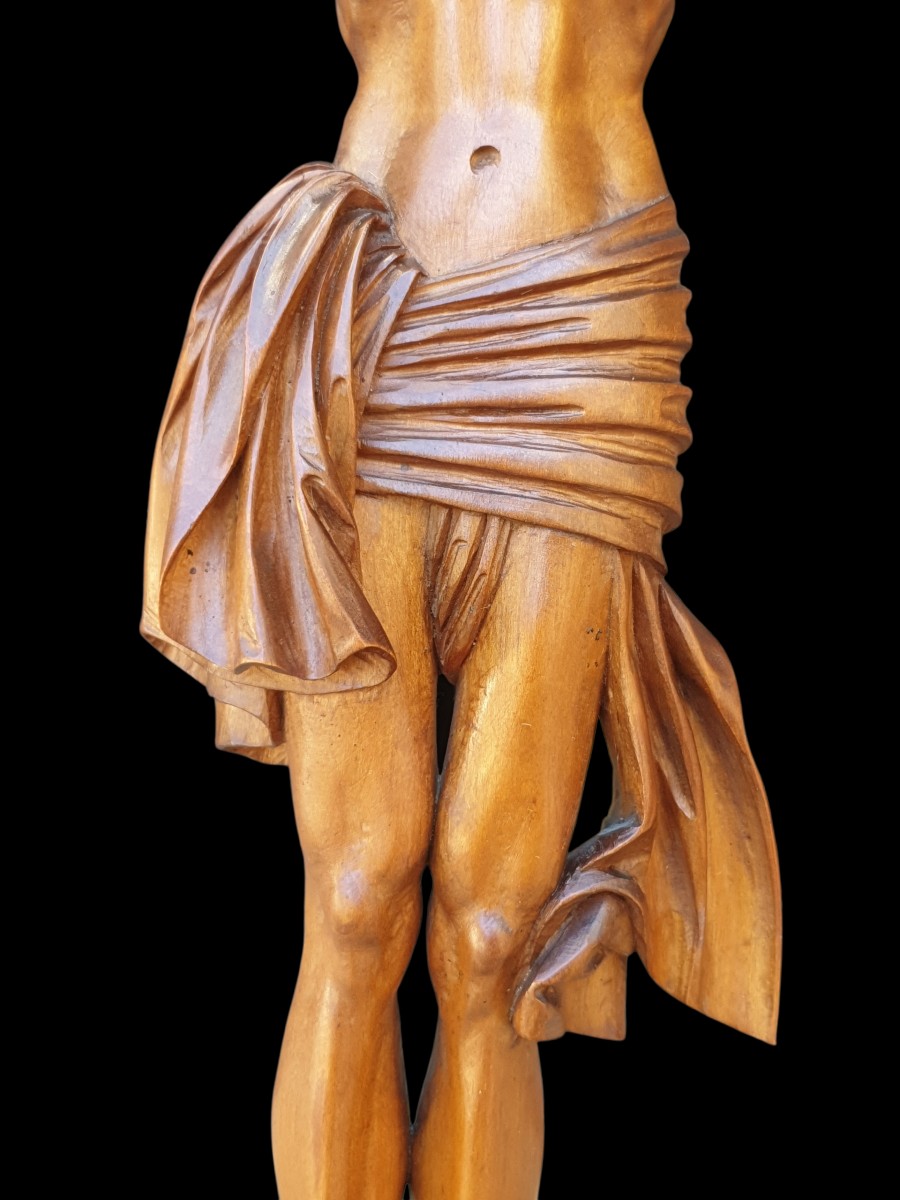 Christ Carved Wood Germany Around 1500-photo-2