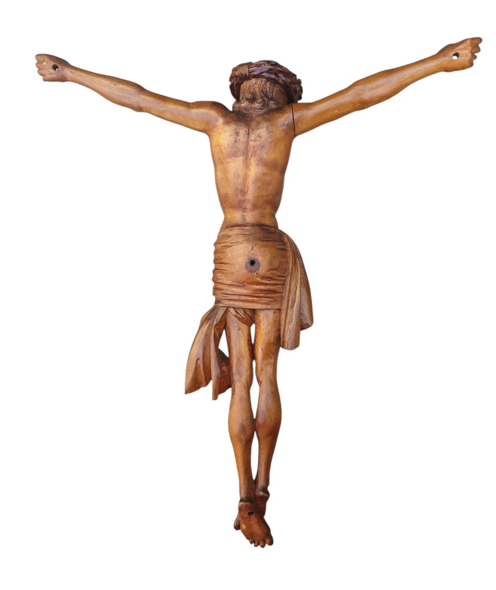 Christ Carved Wood Germany Around 1500-photo-3