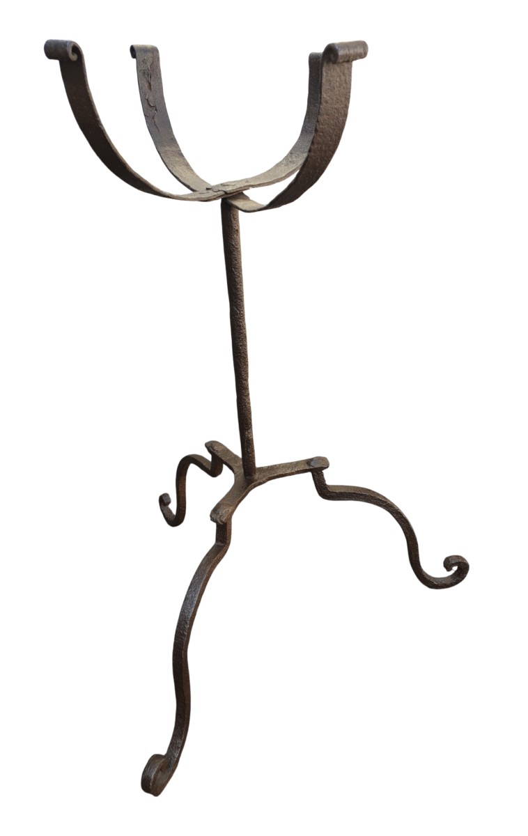 Wrought Iron Washbasin Door France Circa 1500-photo-3