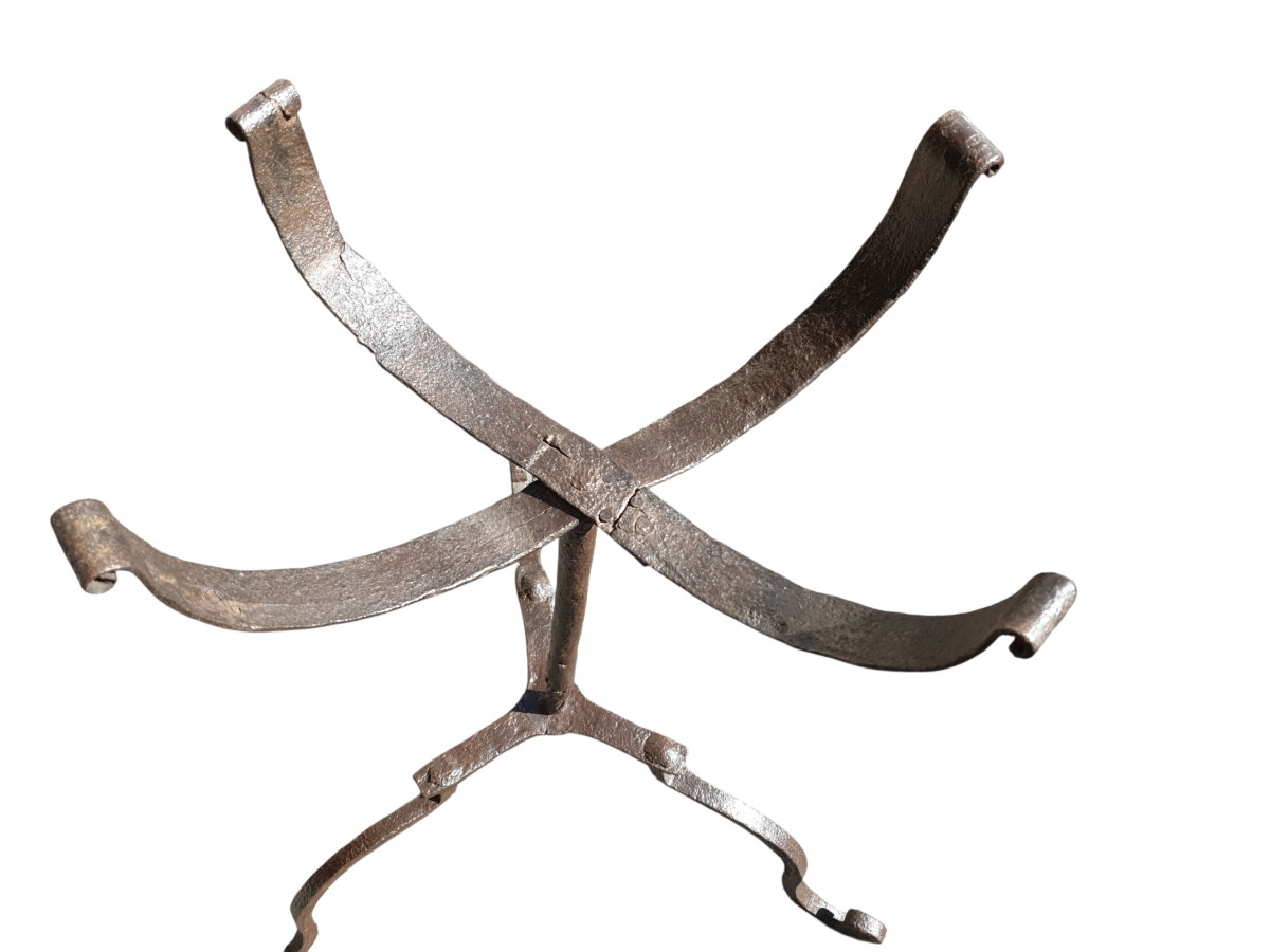 Wrought Iron Washbasin Door France Circa 1500-photo-7