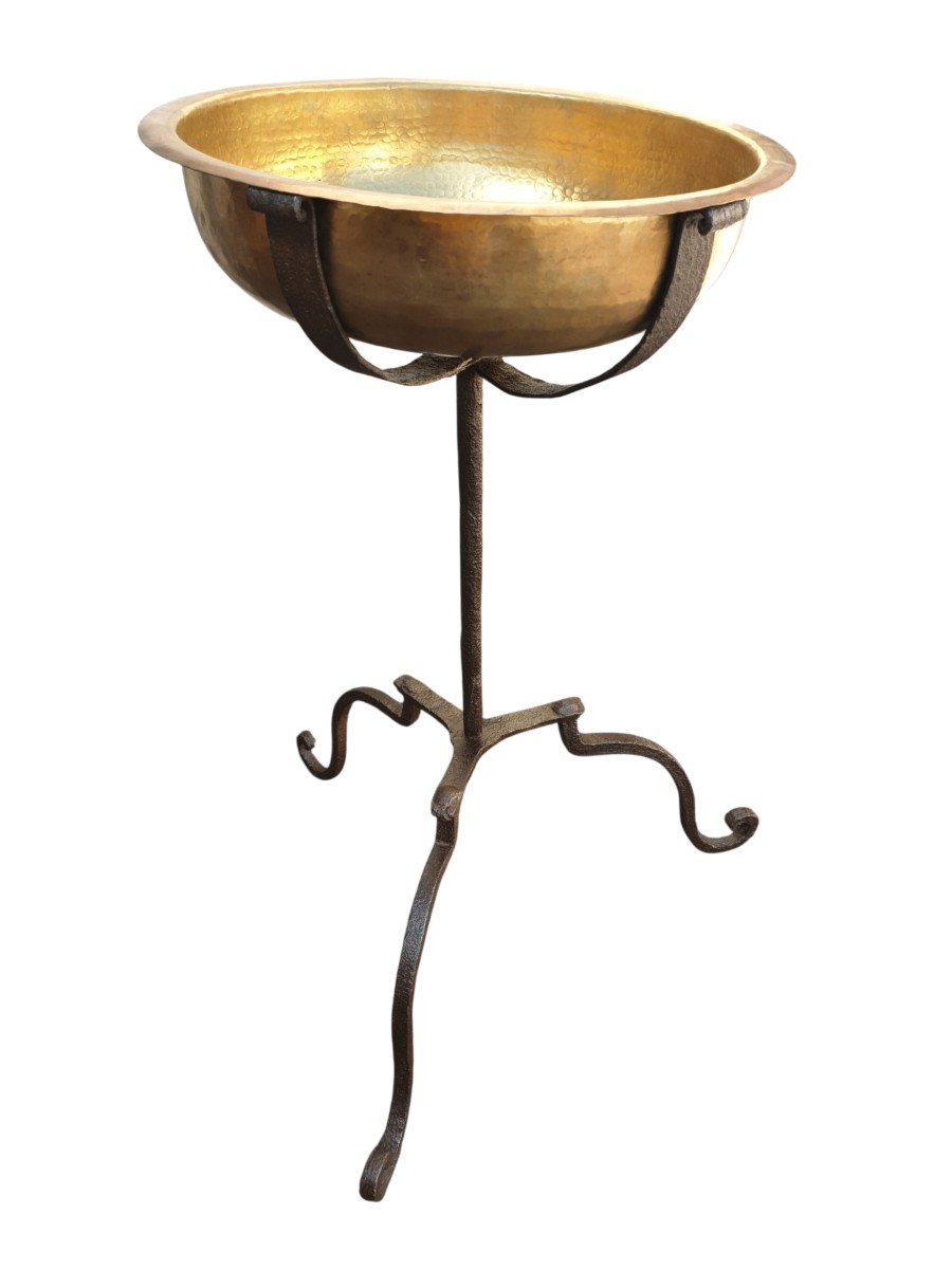 Wrought Iron Washbasin Door France Circa 1500
