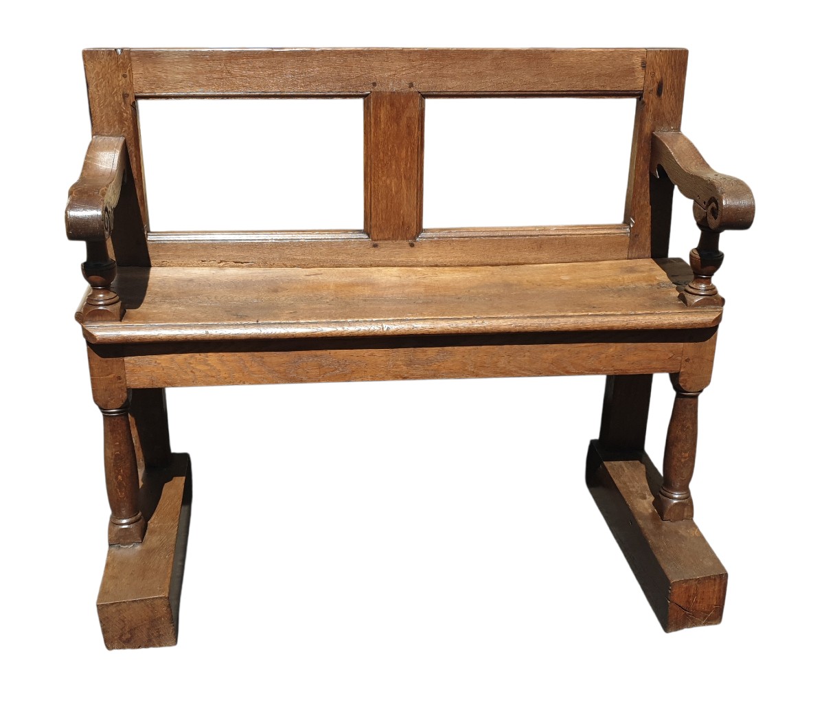 Small 17th-century Church Bench France-photo-2