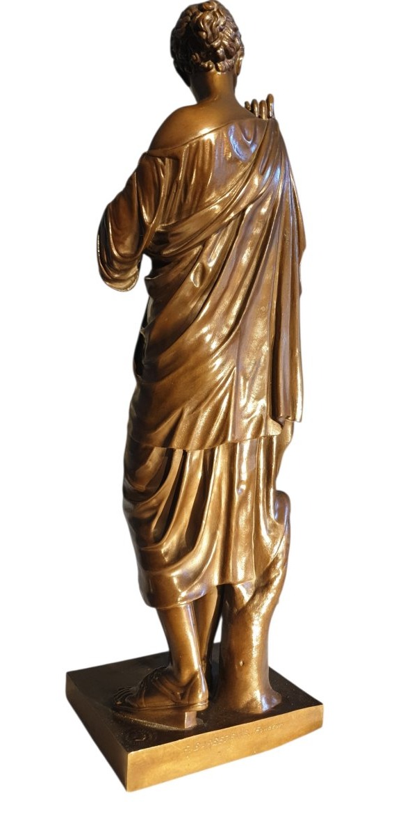 Bronze "diane Of Gabies" By F. Barbedienne-photo-4